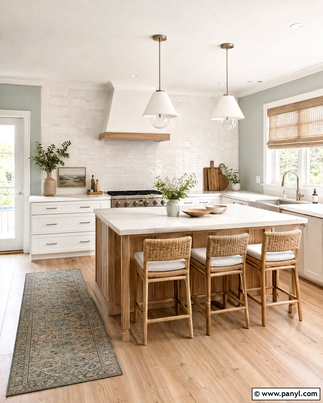 Pale Aqua Gray Kitchen Walls - 40 Kitchen Wall Colors With White Cabinets