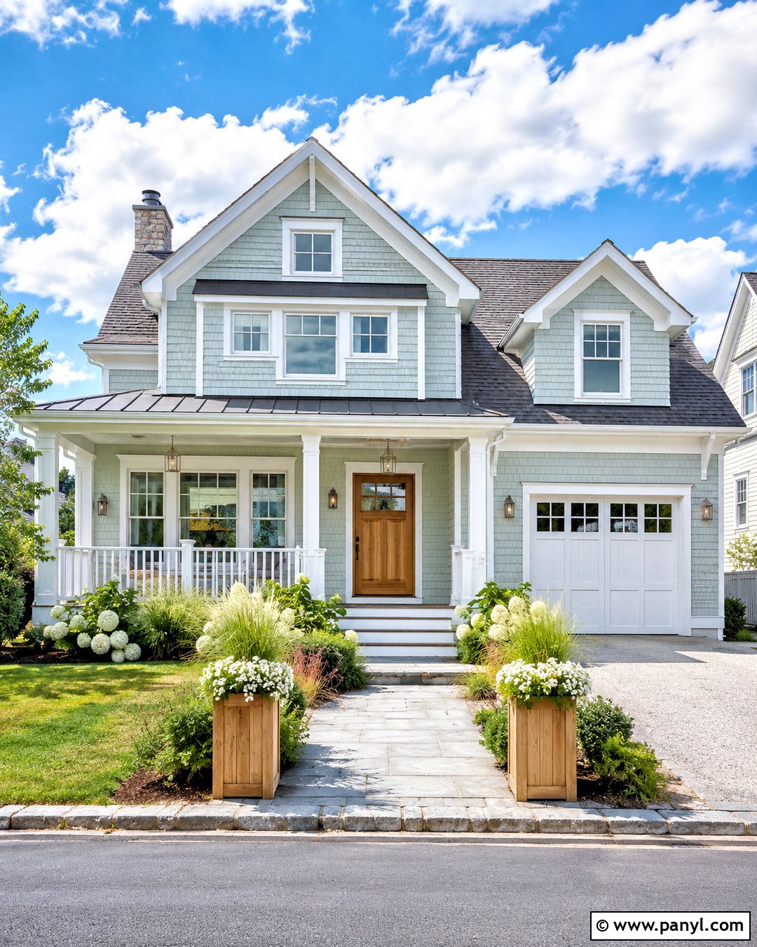 Pale Aqua House Exterior - 20 outer colour of house ideas