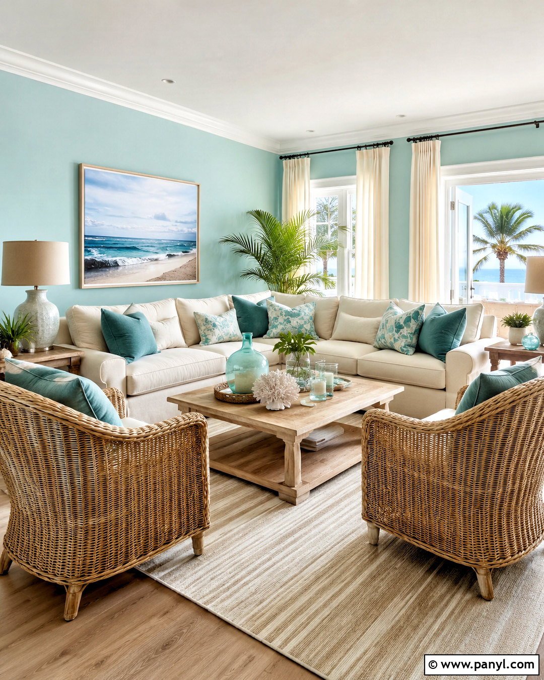 Pale Aqua Living Room - 20 living room pastel colors