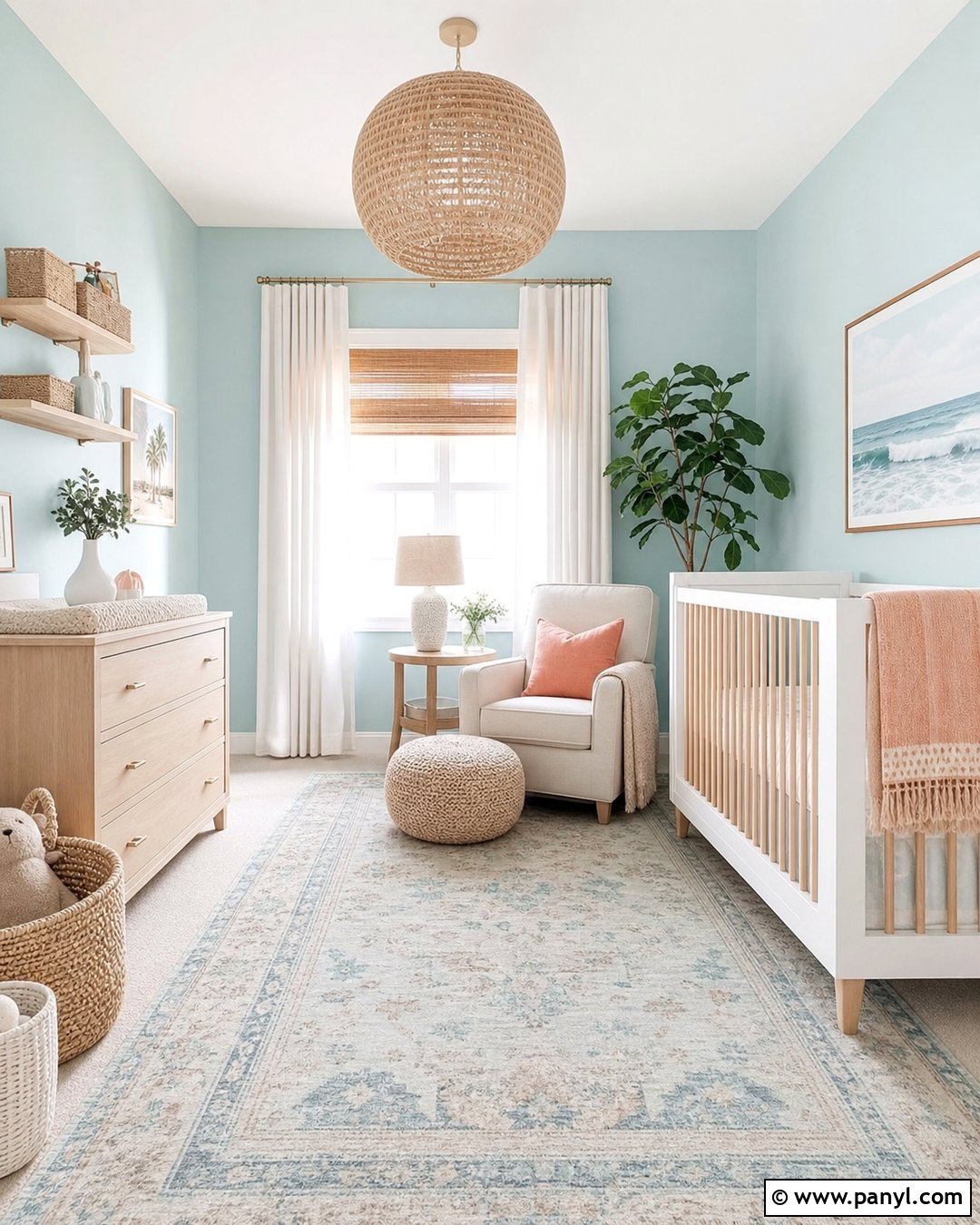 Pale Aqua Nursery Walls - 30 Nursery Wall Color Ideas