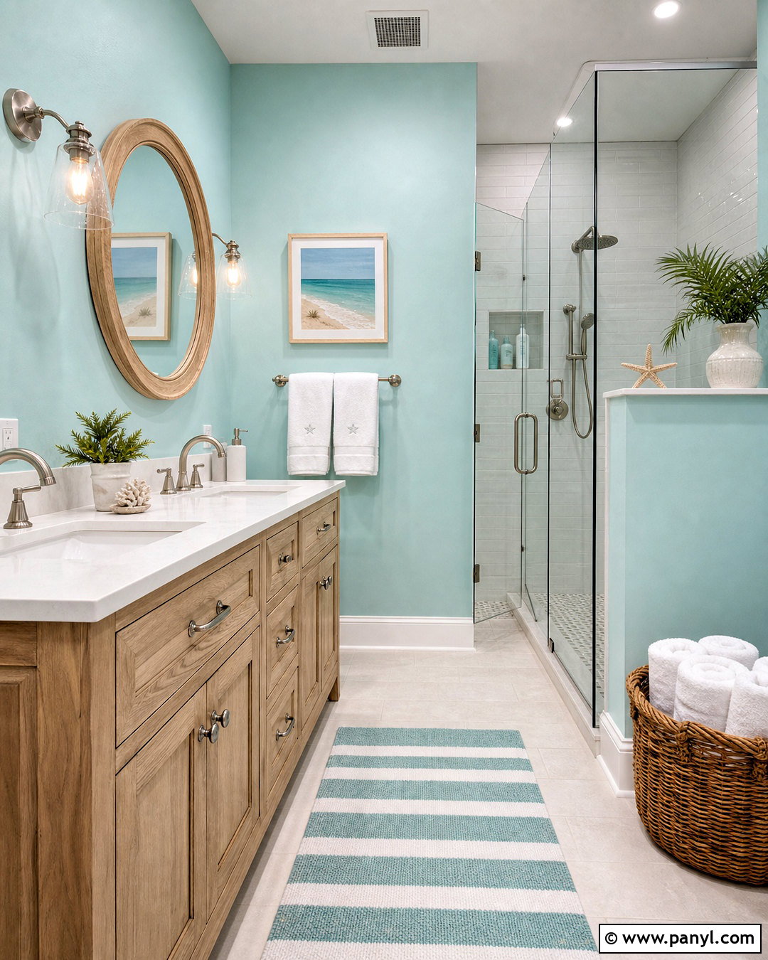 Pale Aqua Paint Color - 20 beachy paint colors