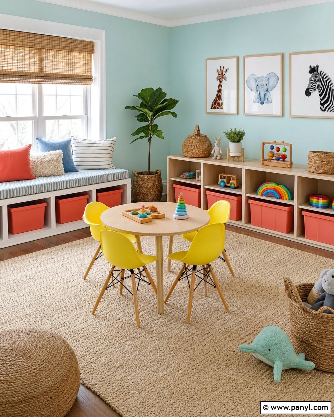 Pale Aqua Playroom Wall Color - 35 playroom wall colors