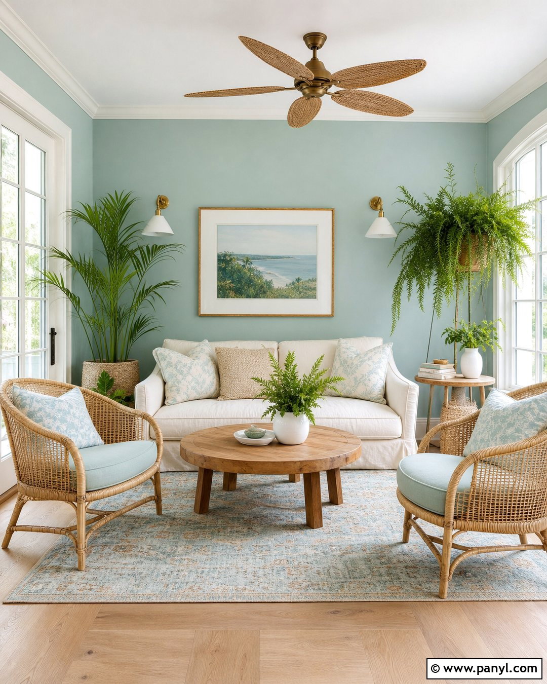 Pale Aqua Sunroom Walls - 30 sunroom wall colors