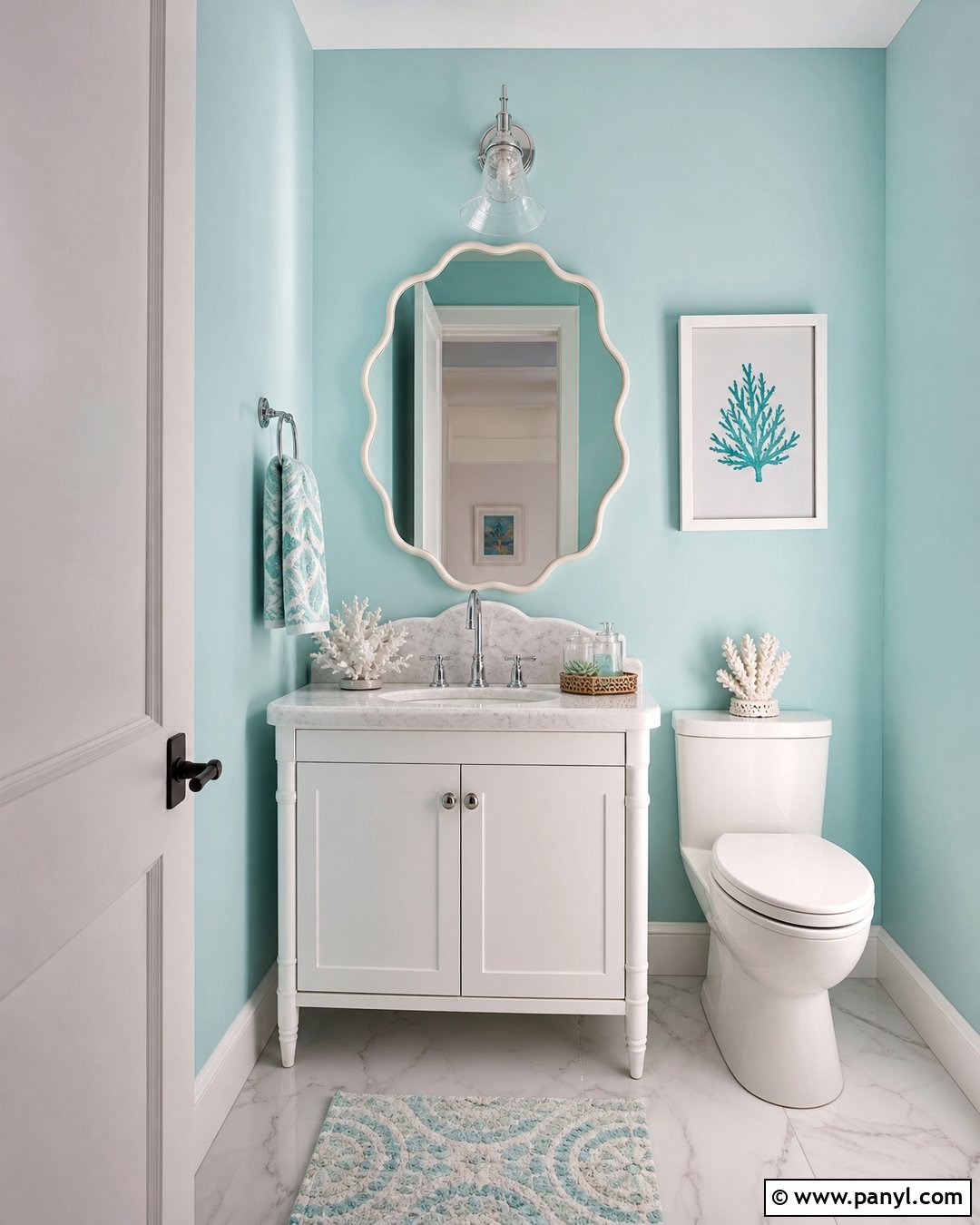 Pale Aqua Wall Color - 30 cute wall colors