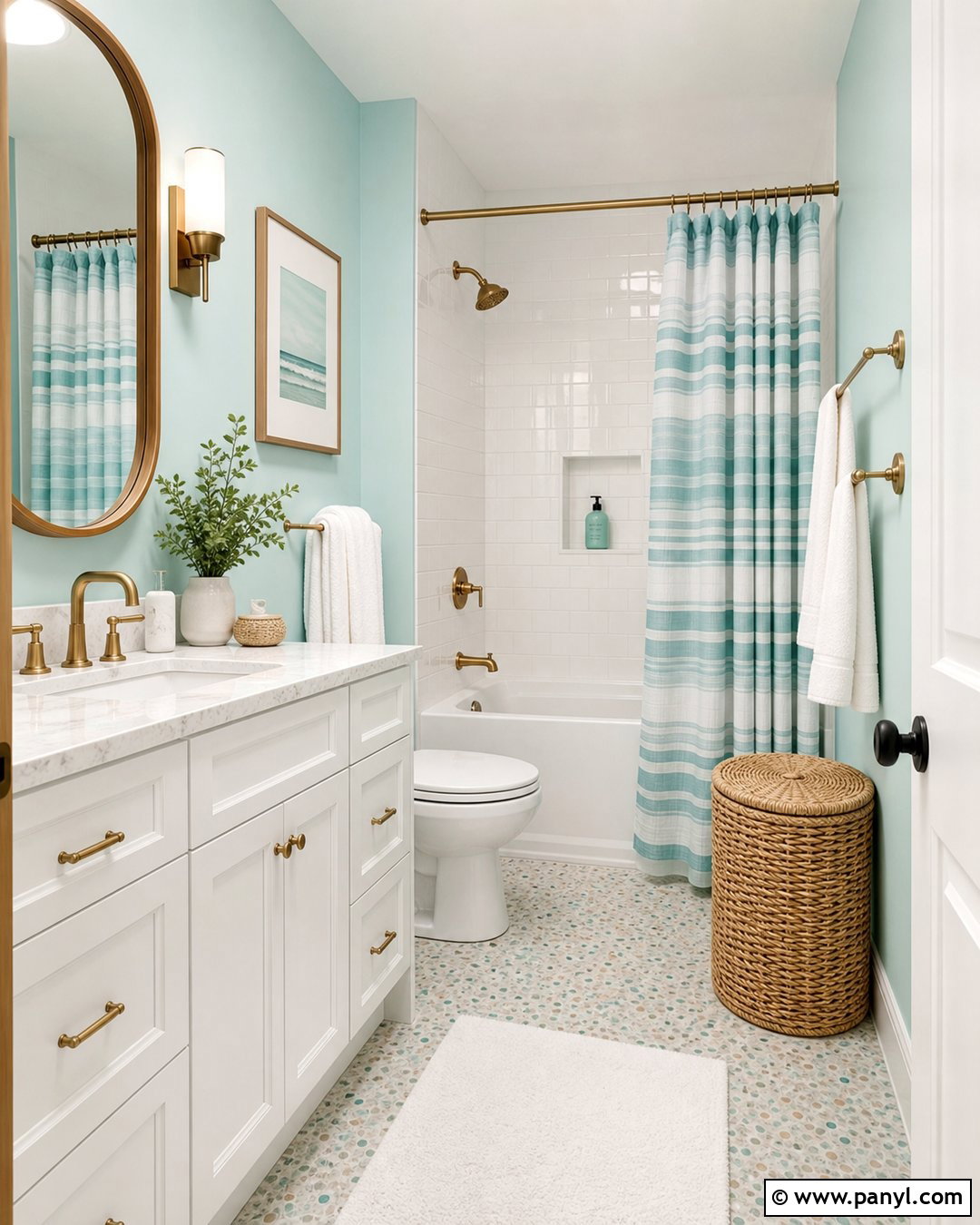 Pale Aqua Walls - 35 light wall colors