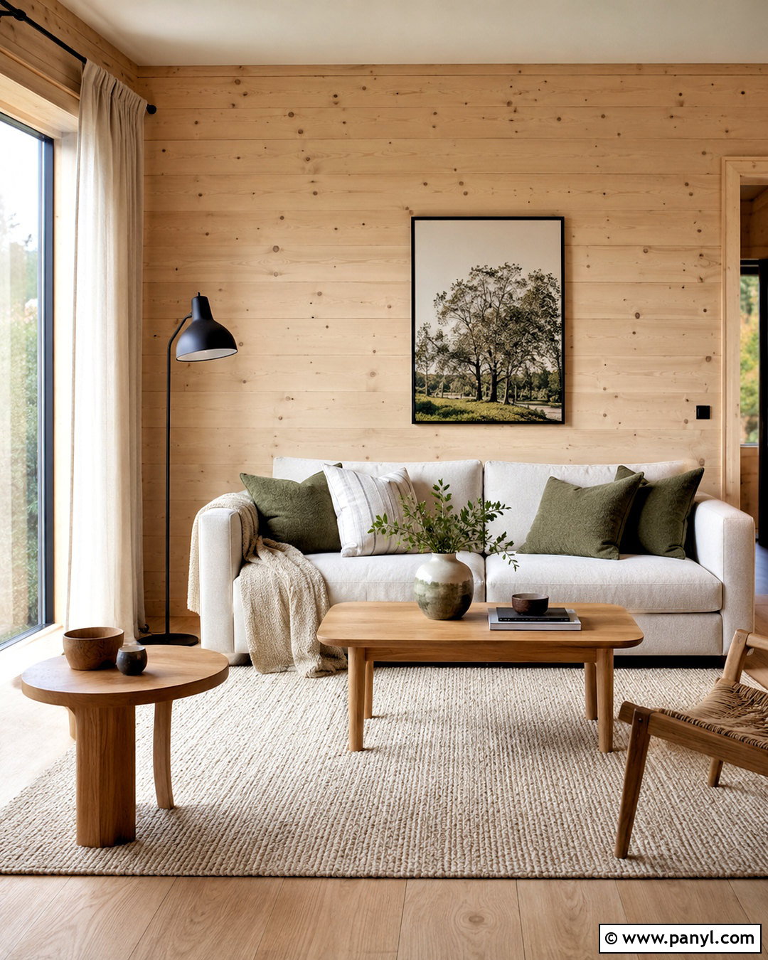 Pale Beige Painted Knotty Pine Walls - 20 painted knotty pine walls before after ideas