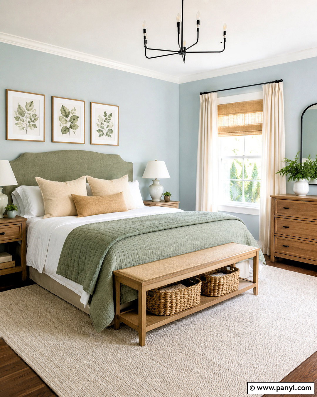 Pale Blue And Sage Green Bedroom - 20 blue bedroom color schemes