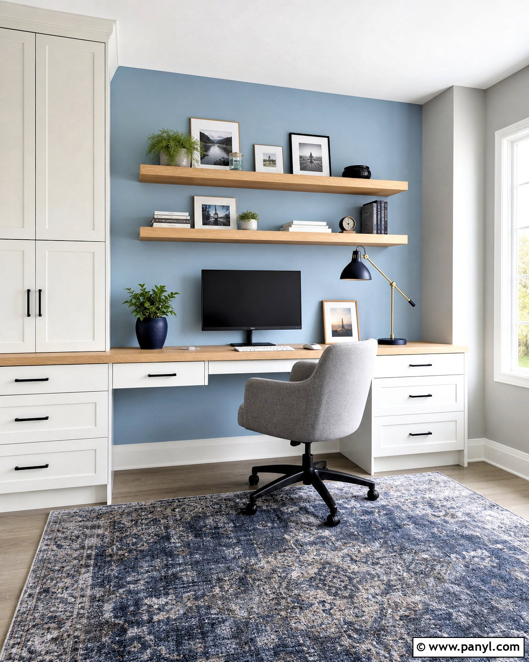 Pale Blue And Soft Gray Walls - 20 best colour combinations for walls