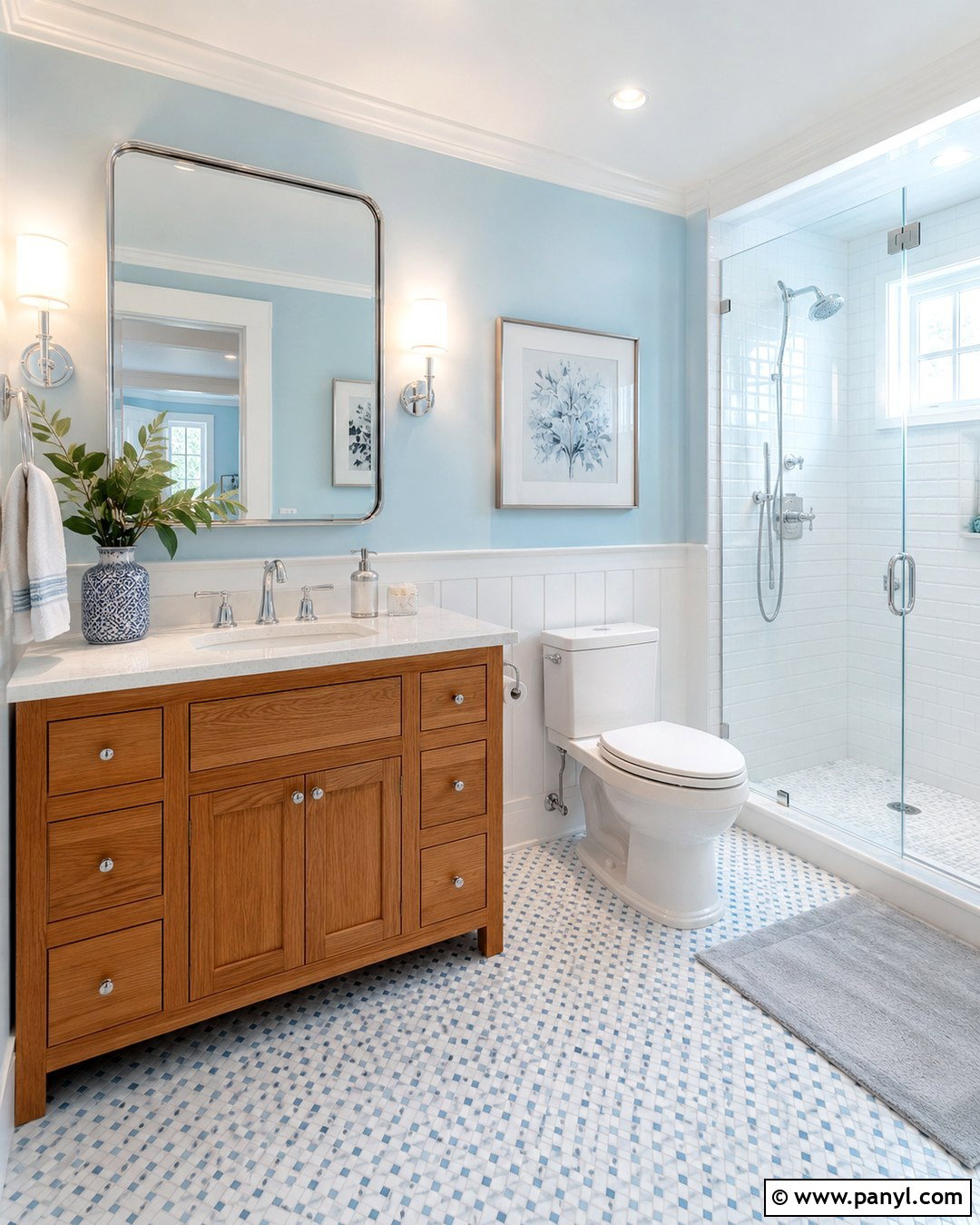 Pale Blue Bathroom - 20 Pale Bathroom Colors