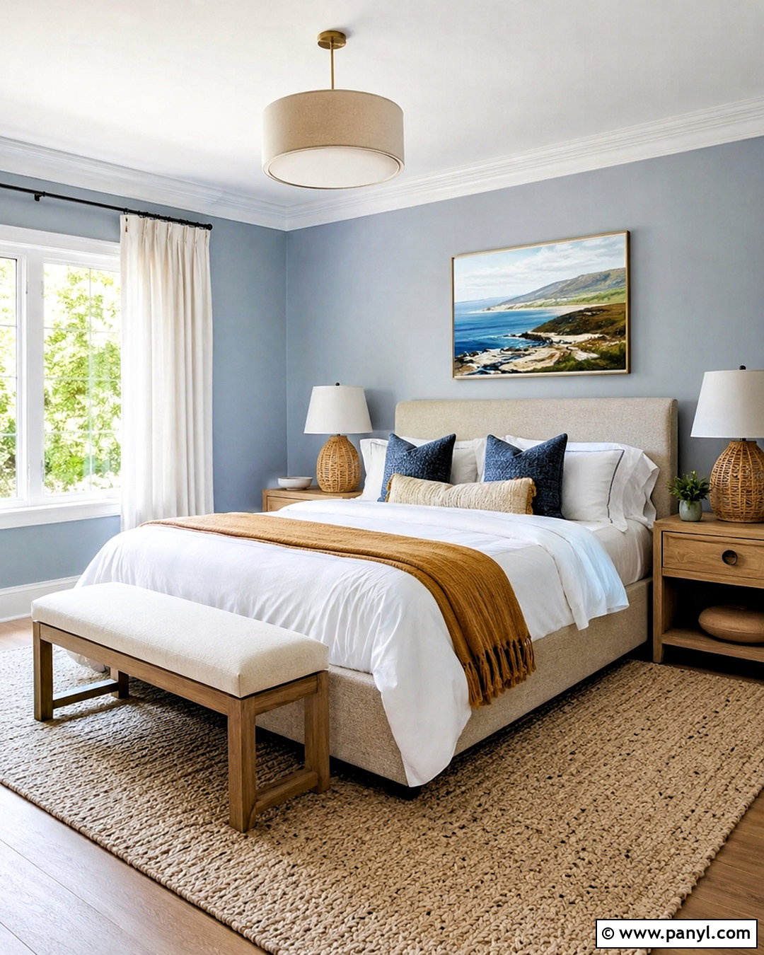 Pale Blue Bedroom Wall Color - 40 Room Wall Color Ideas