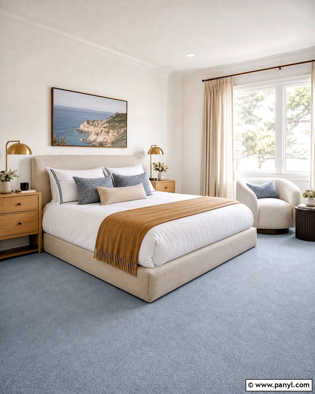 Pale Blue Carpet - 20 carpet color ideas