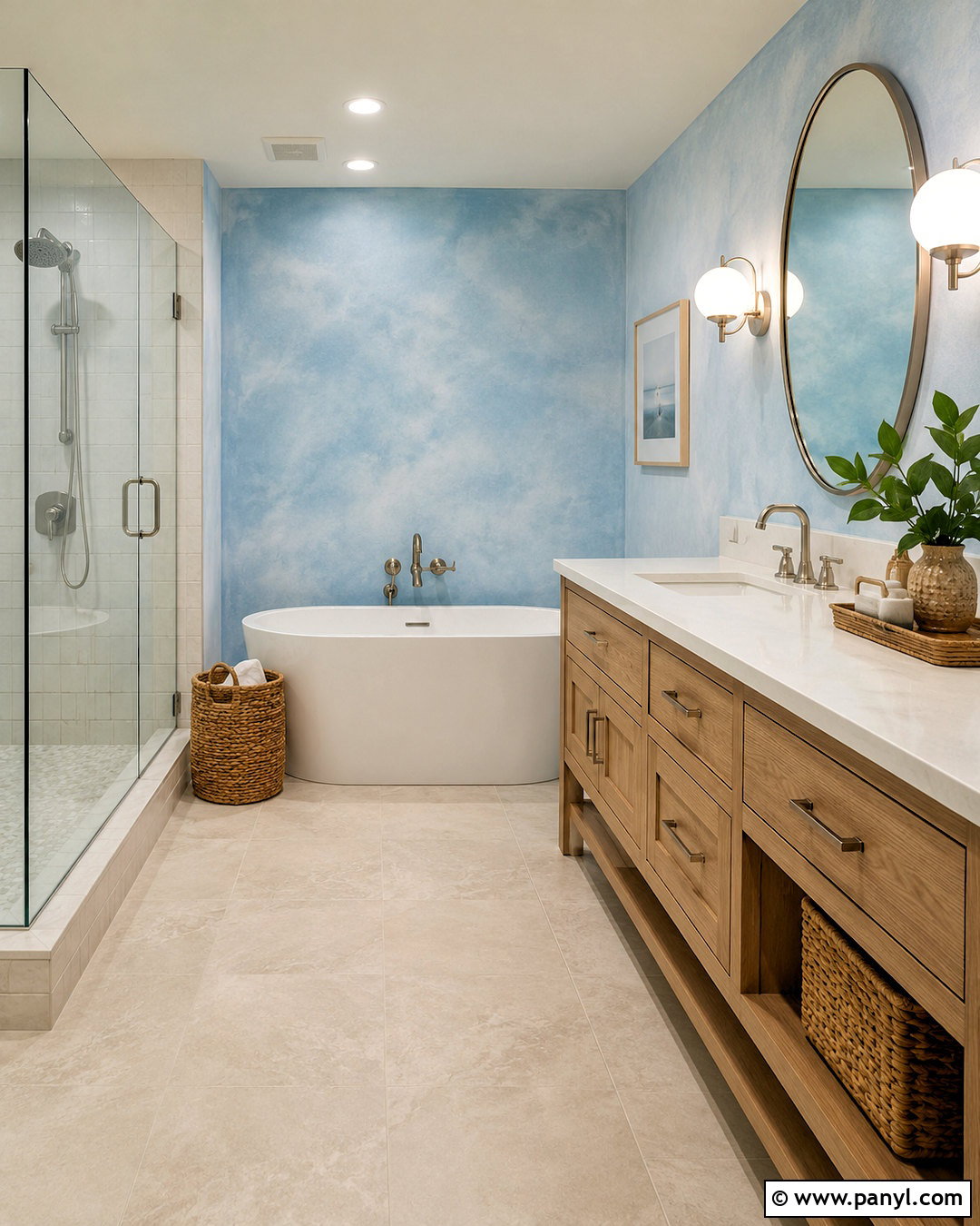 Pale Blue Color Wash Wall Texture - 35 wall color texture ideas