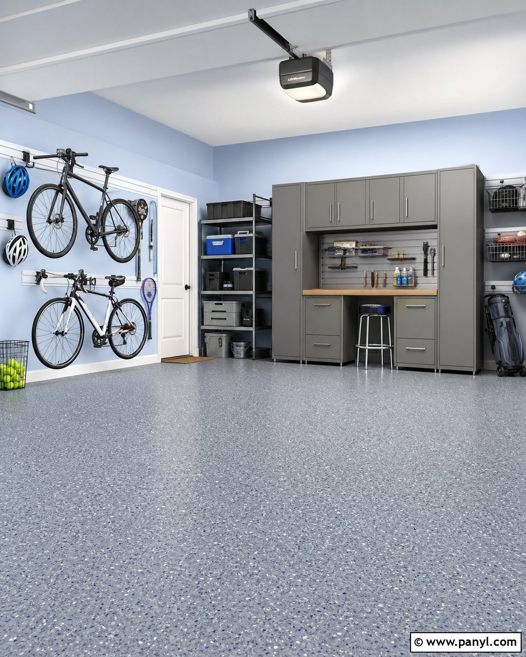 Pale Blue Garage Walls - 35 Garage Walls Paint Colors