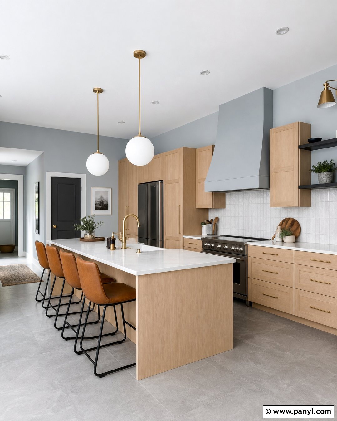 Pale Blue Gray Kitchen Wall Color - 25 Kitchen Ideas Wall Color Ideas