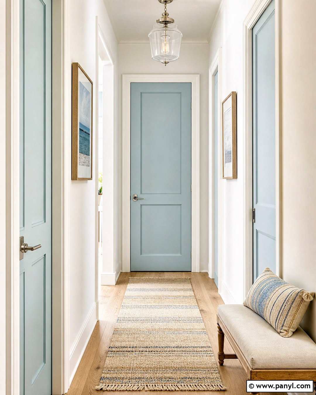 Pale Blue Indoor Door - 20 indoor door colors