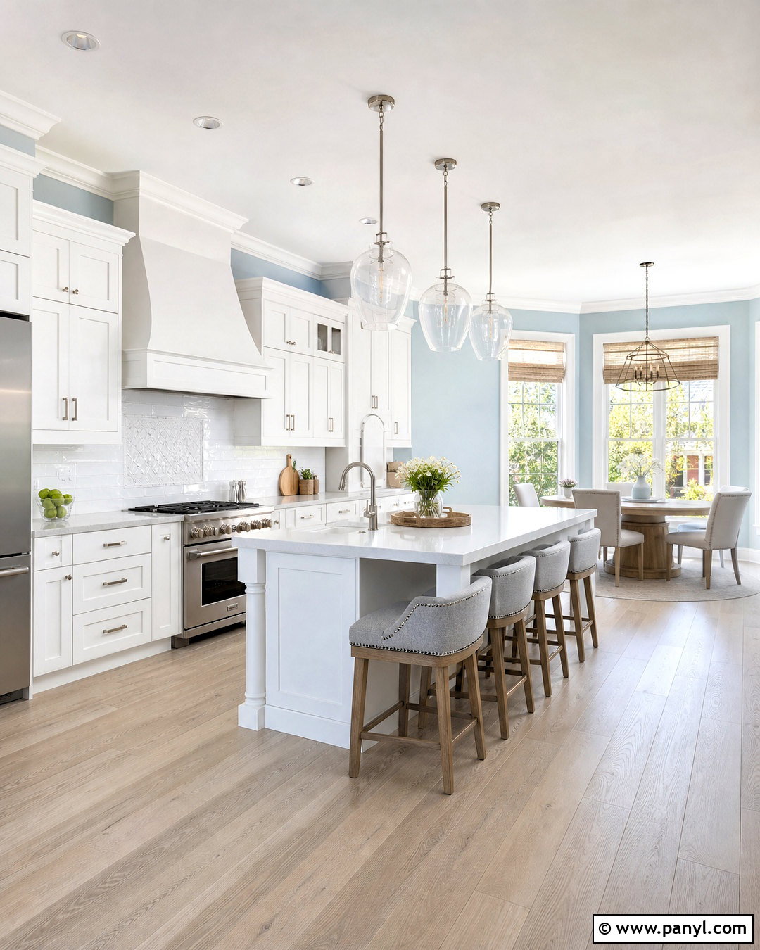 Pale Blue Kitchen Paint - 20 kitchen paint colors with white cabinets