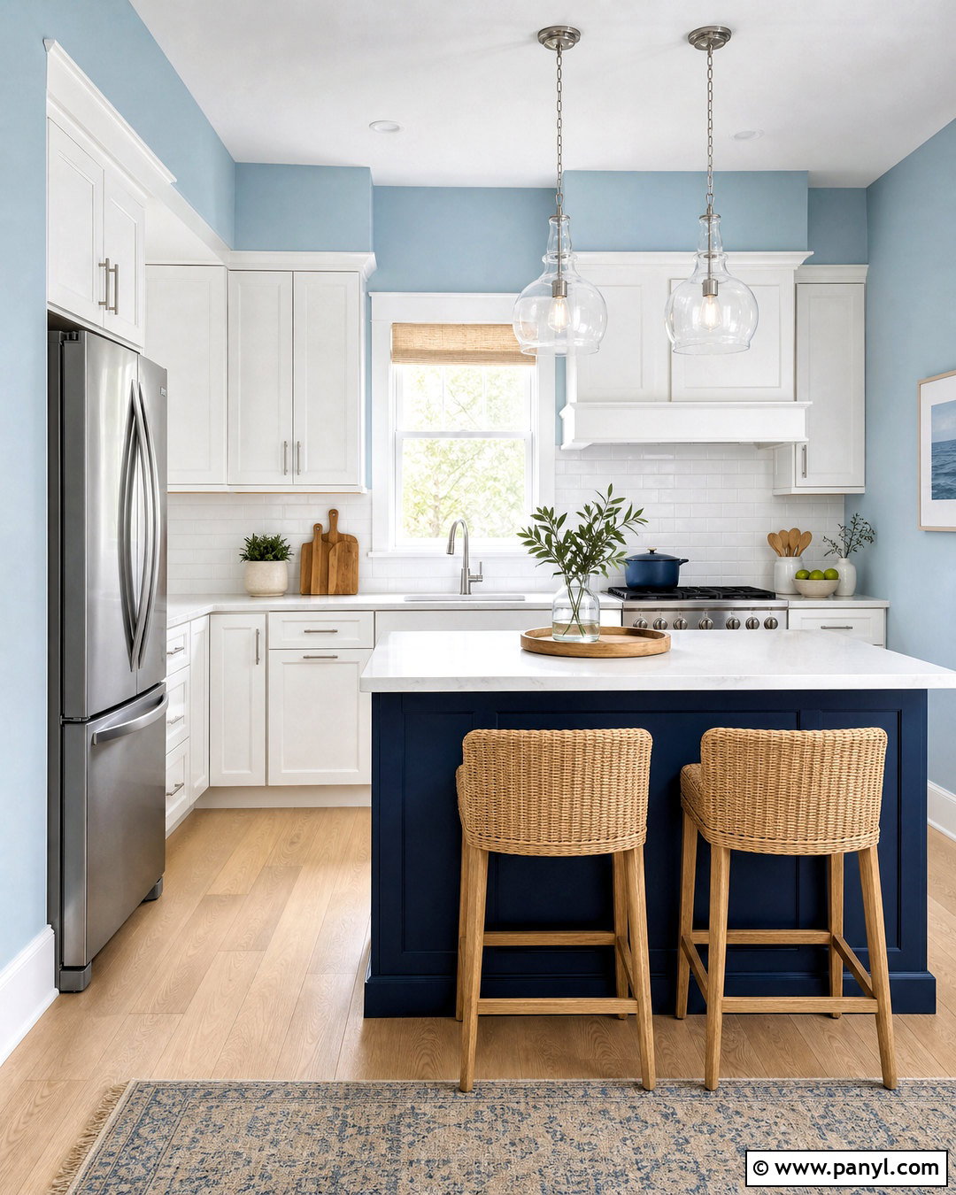 Pale Blue Kitchen Walls - 20 kitchen paint ideas walls colour schemes