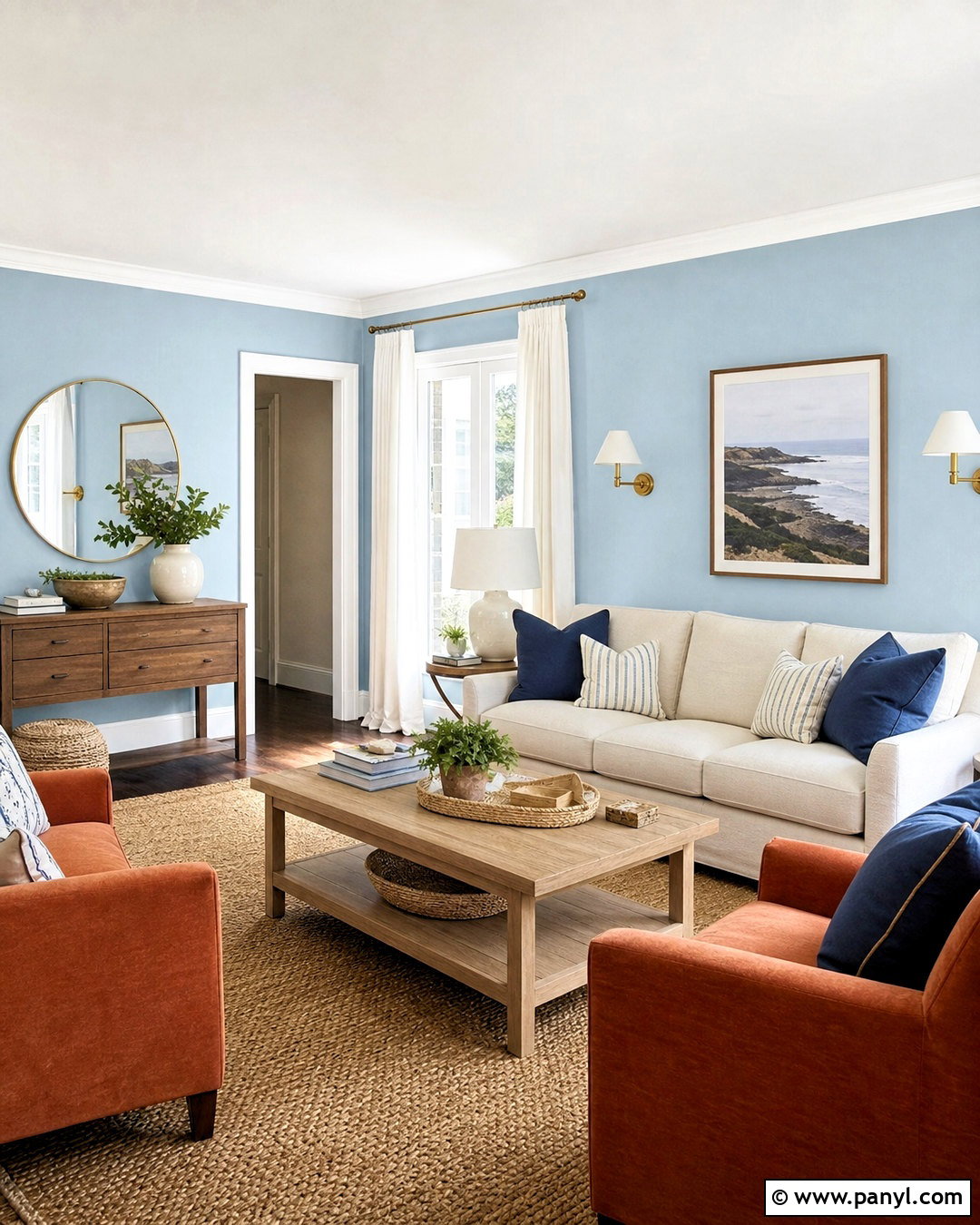 Pale Blue Living Room Paint - 20 indoor paint colors living room ideas