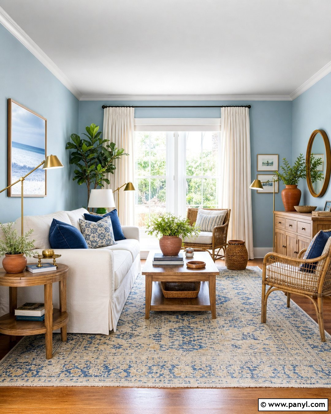 Pale Blue Living Room Walls - 30 Paint Ideas For Walls Living Room Ideas