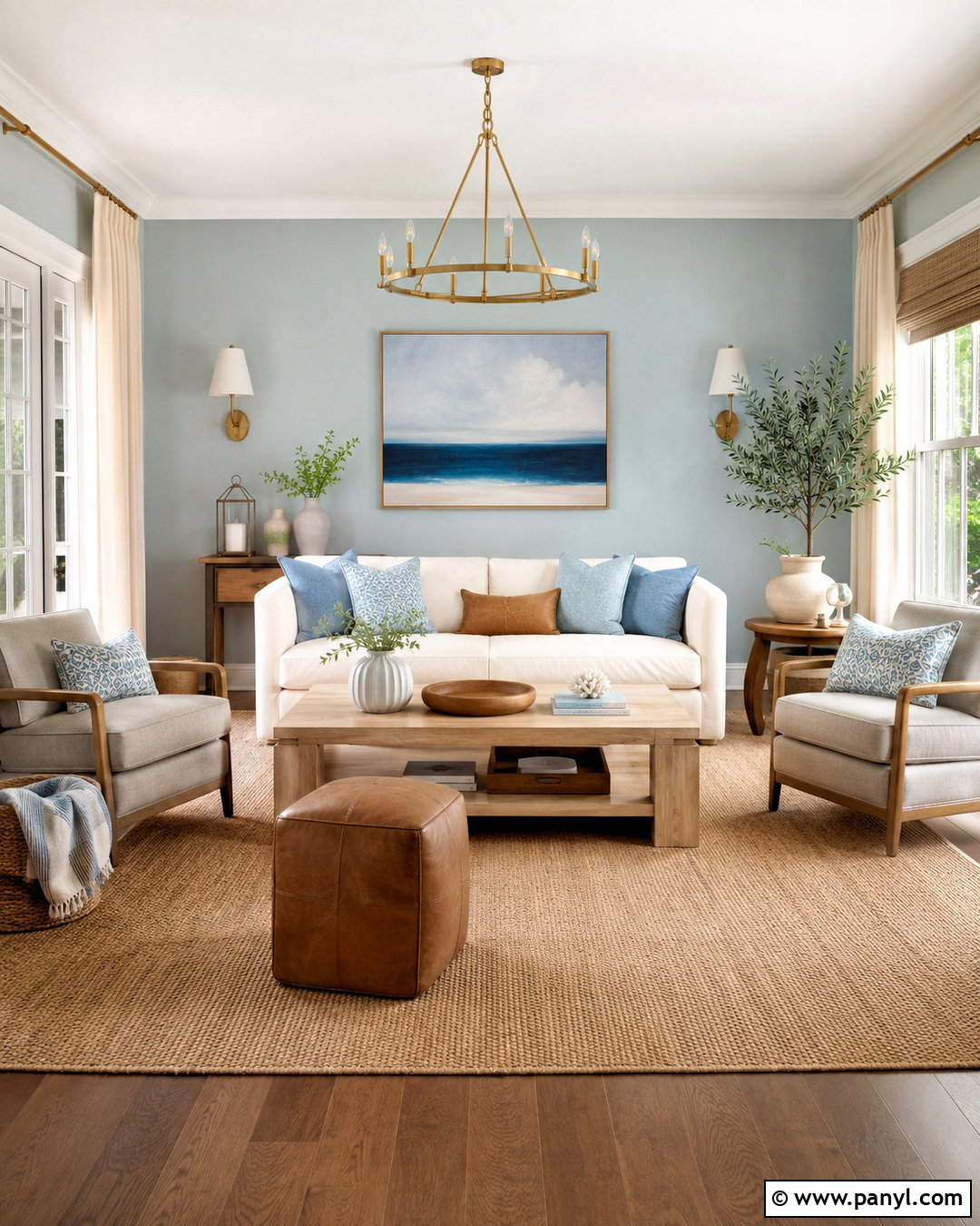 Pale Blue Living Room - 20 interior design living room colors