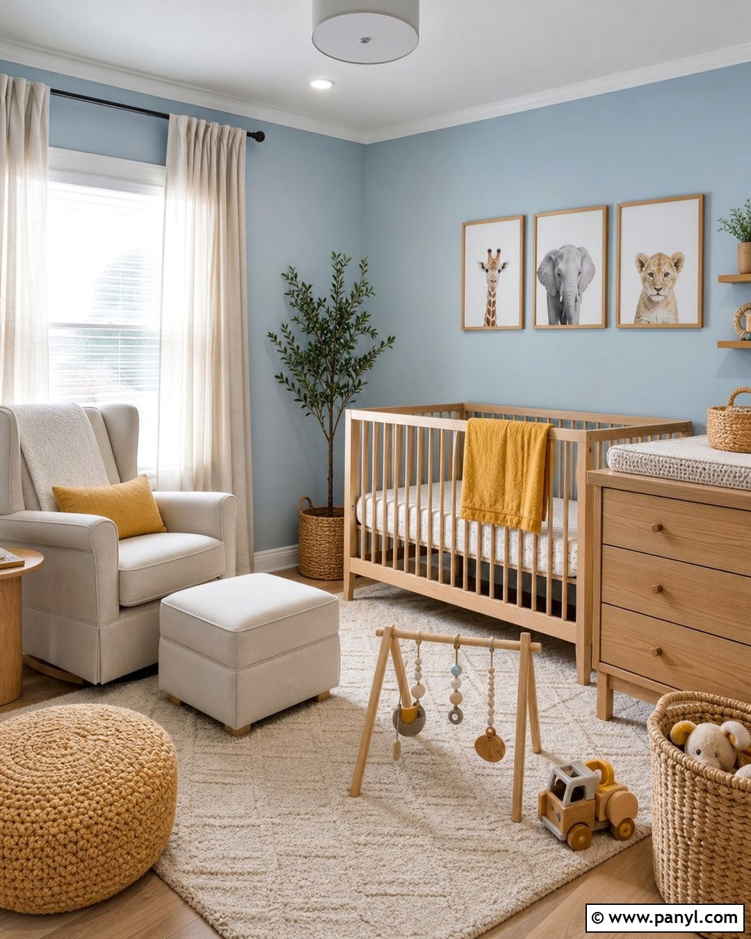 Pale Blue Nursery Walls - 50 blue walls