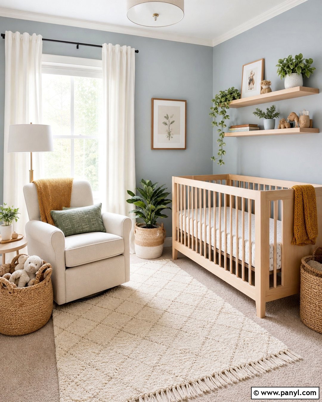 Pale Blue Nursery Walls - 50 paint ideas for walls