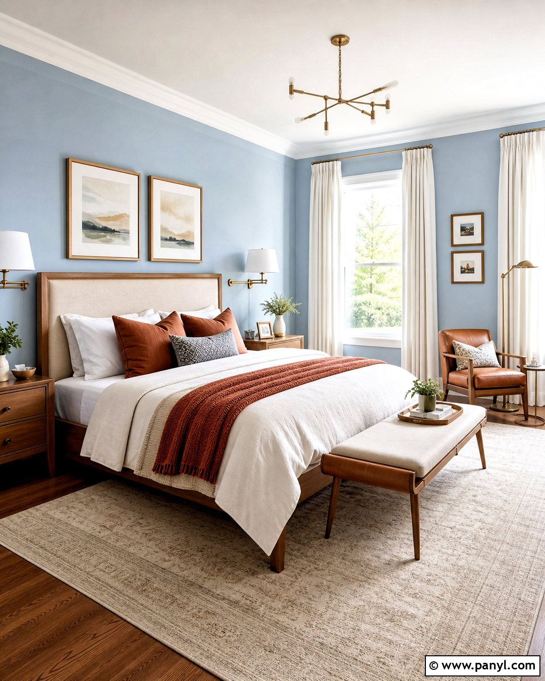 Pale Blue Room - 20 colors to paint your room ideas