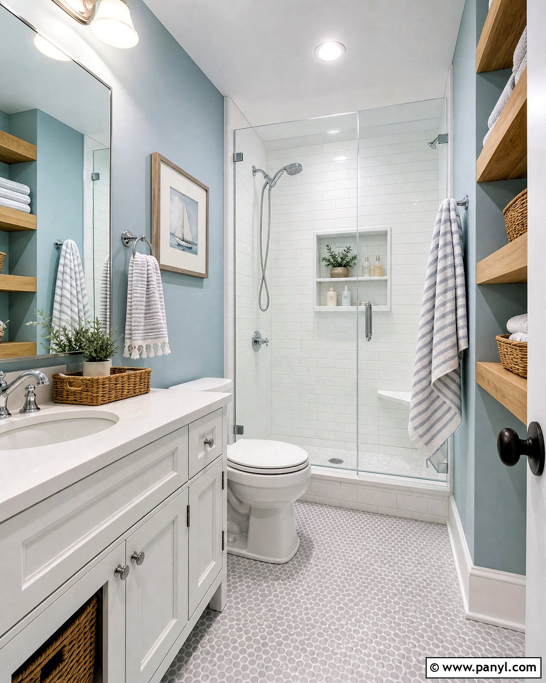 Pale Blue Small Bathroom - 20 small bathroom color ideas paint ideas