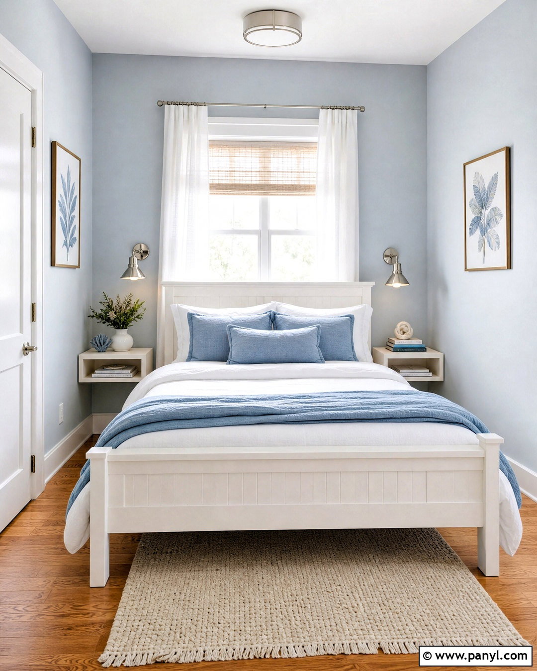 Pale Blue Small Bedroom - 20 small bedroom colour ideas