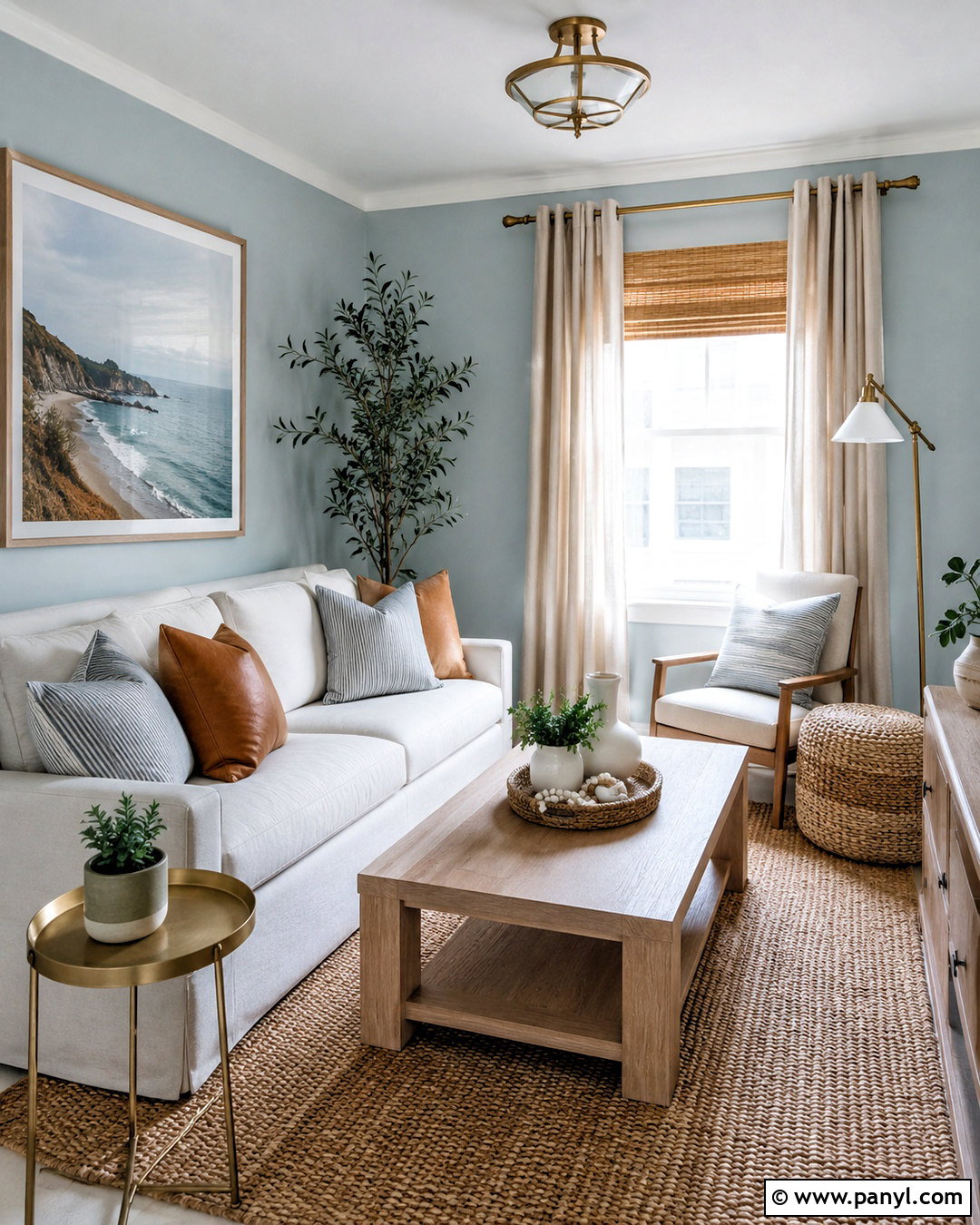 Pale Blue Small Living Room - 20 Wall Colours For Small Living Room Ideas