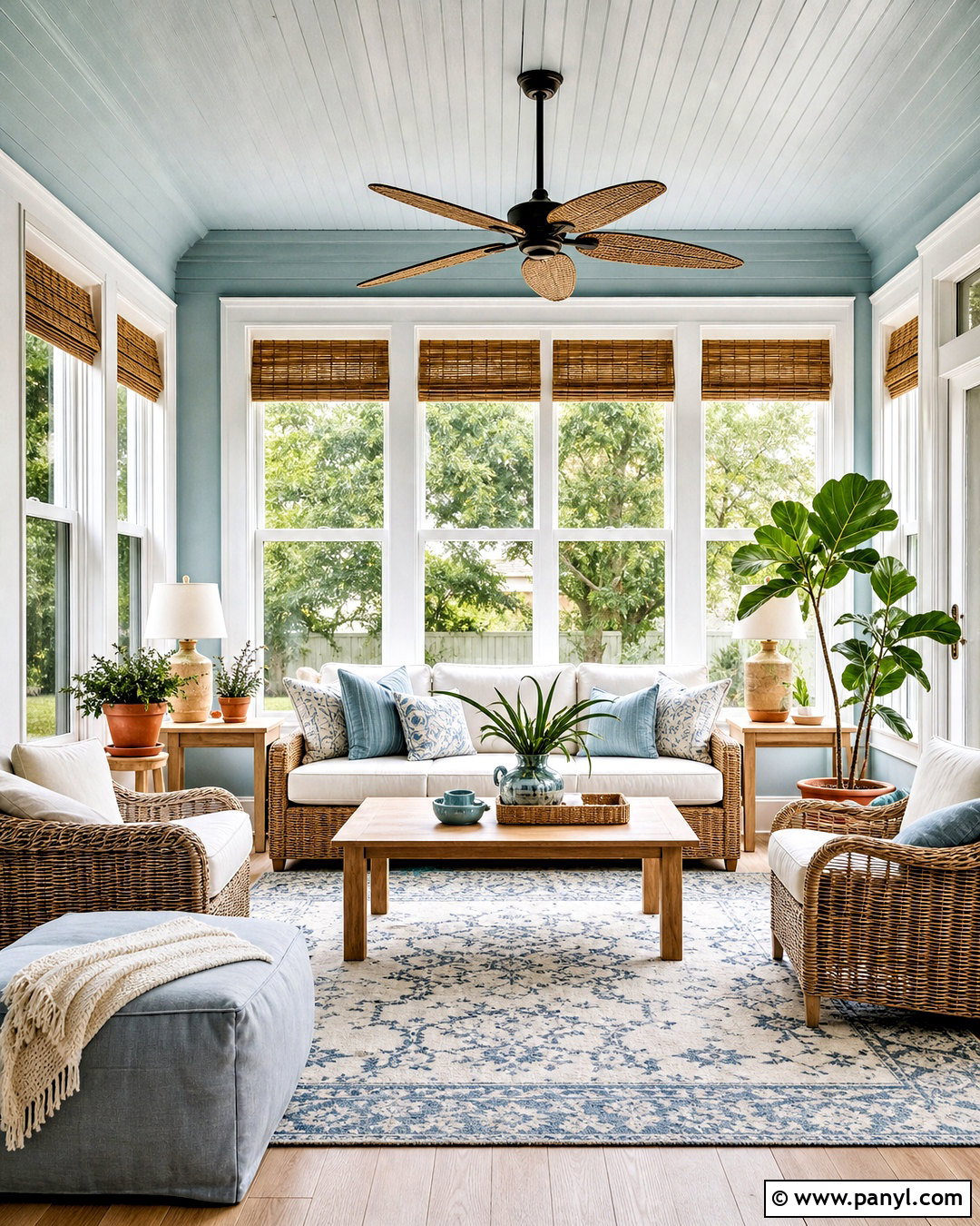 Pale Blue Sunroom Paint - 20 interior paint ideas
