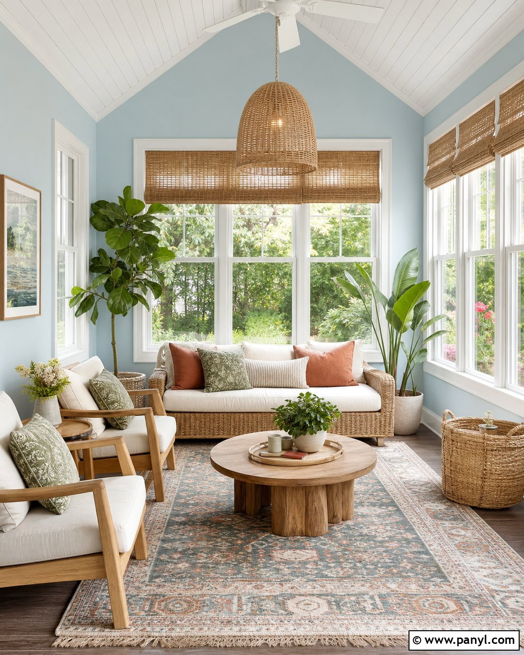 Pale Blue Sunroom Walls - 20 Calming Blue Wall Color Ideas