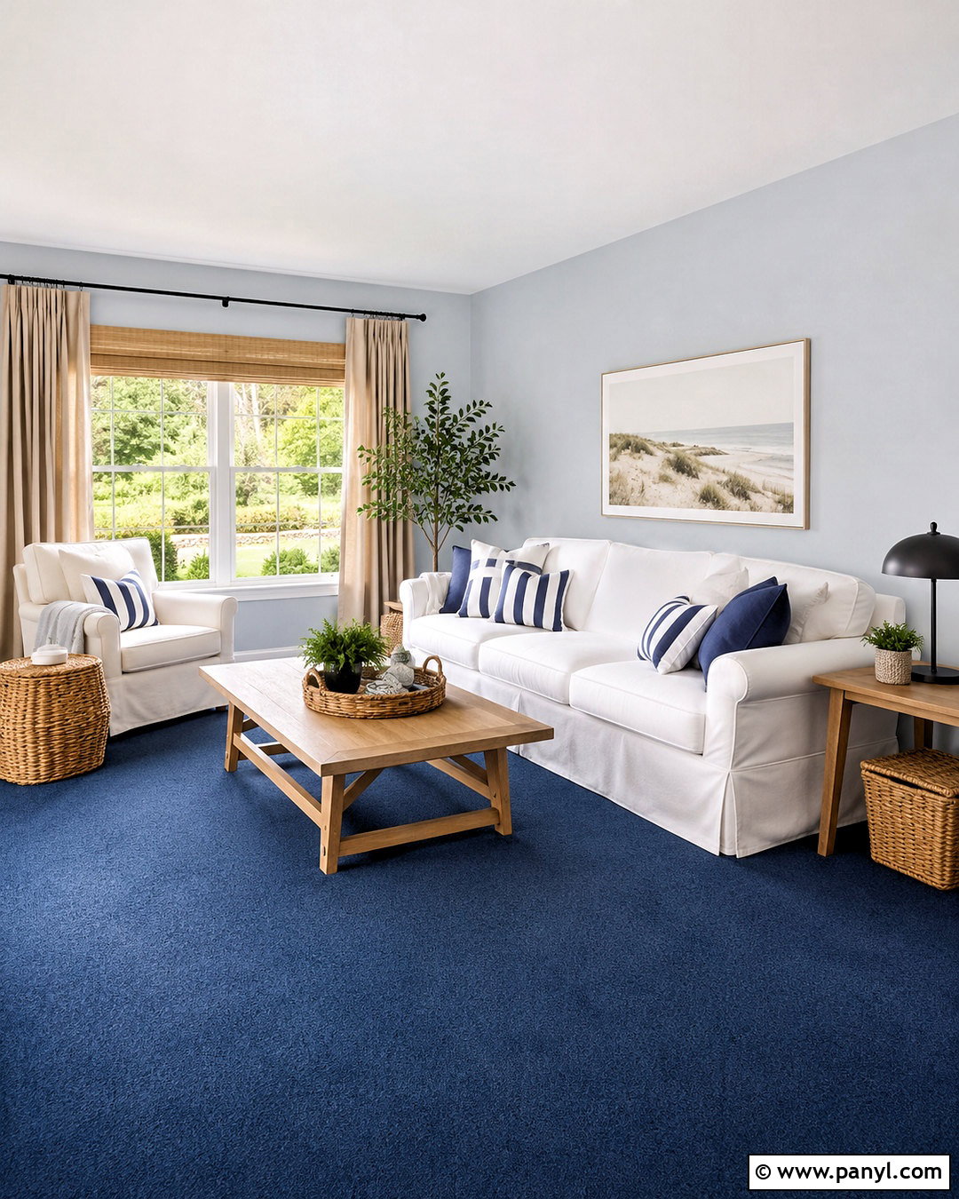 Pale Blue Walls With Blue Carpet - 20 Wall Color With Blue Carpet Ideas