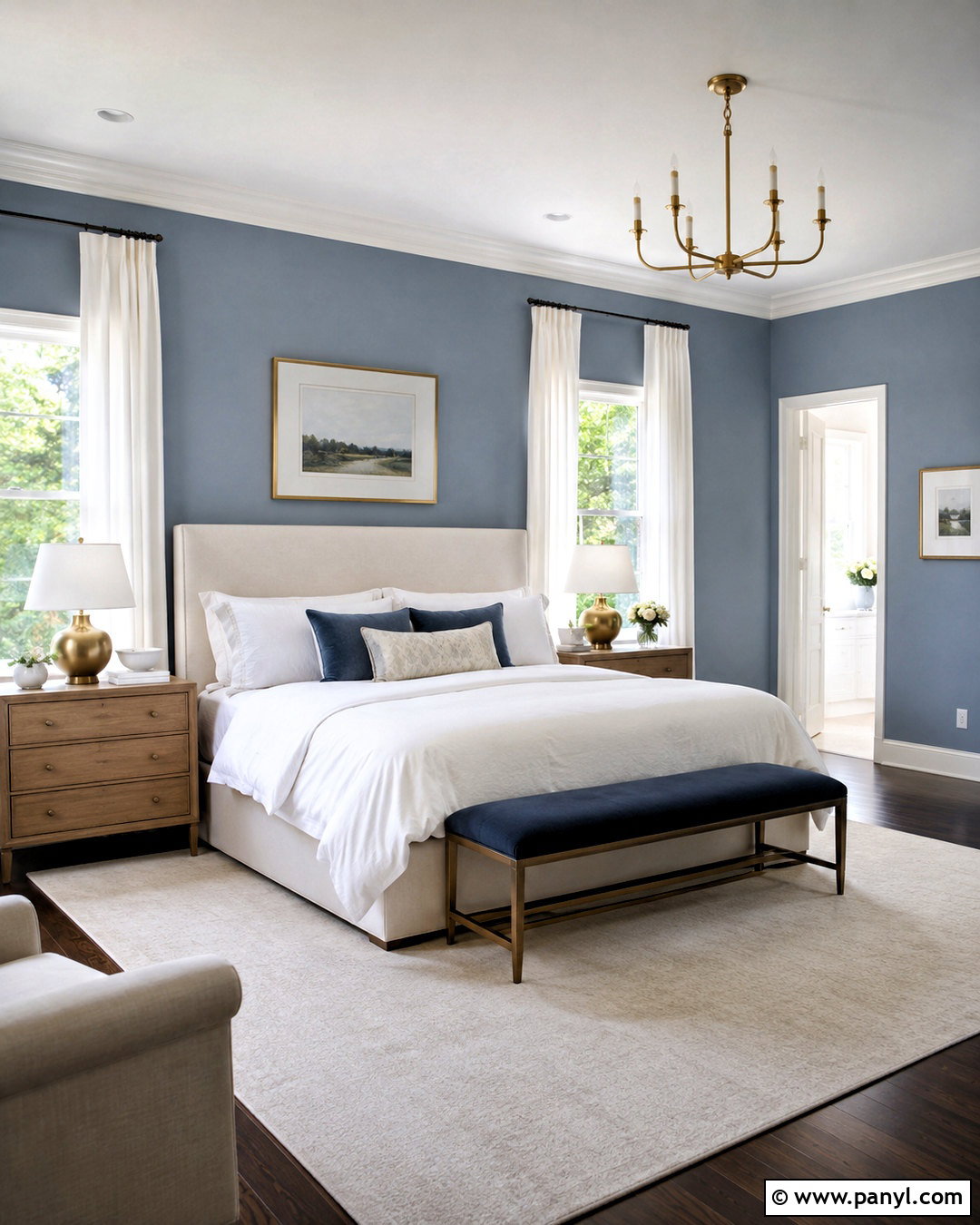 Pale Blue Walls With Dark Wood Floors - 20 What Color Walls Go With Dark Wood Floors