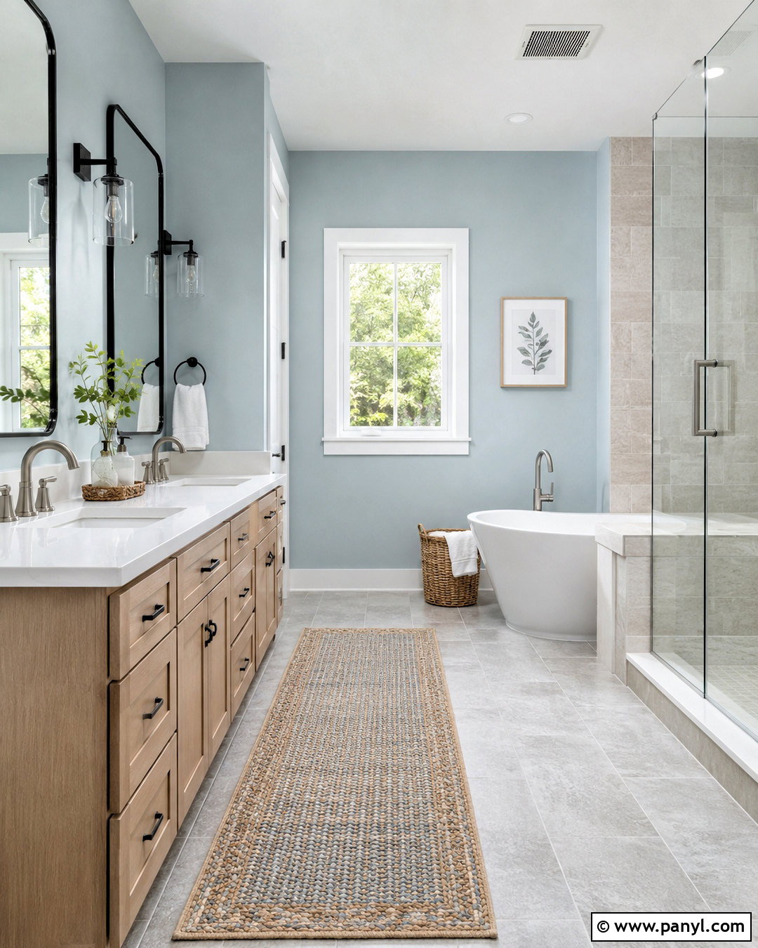 Pale Blue Walls With Gray Flooring - 40 Wall Colors To Match Gray Flooring Ideas