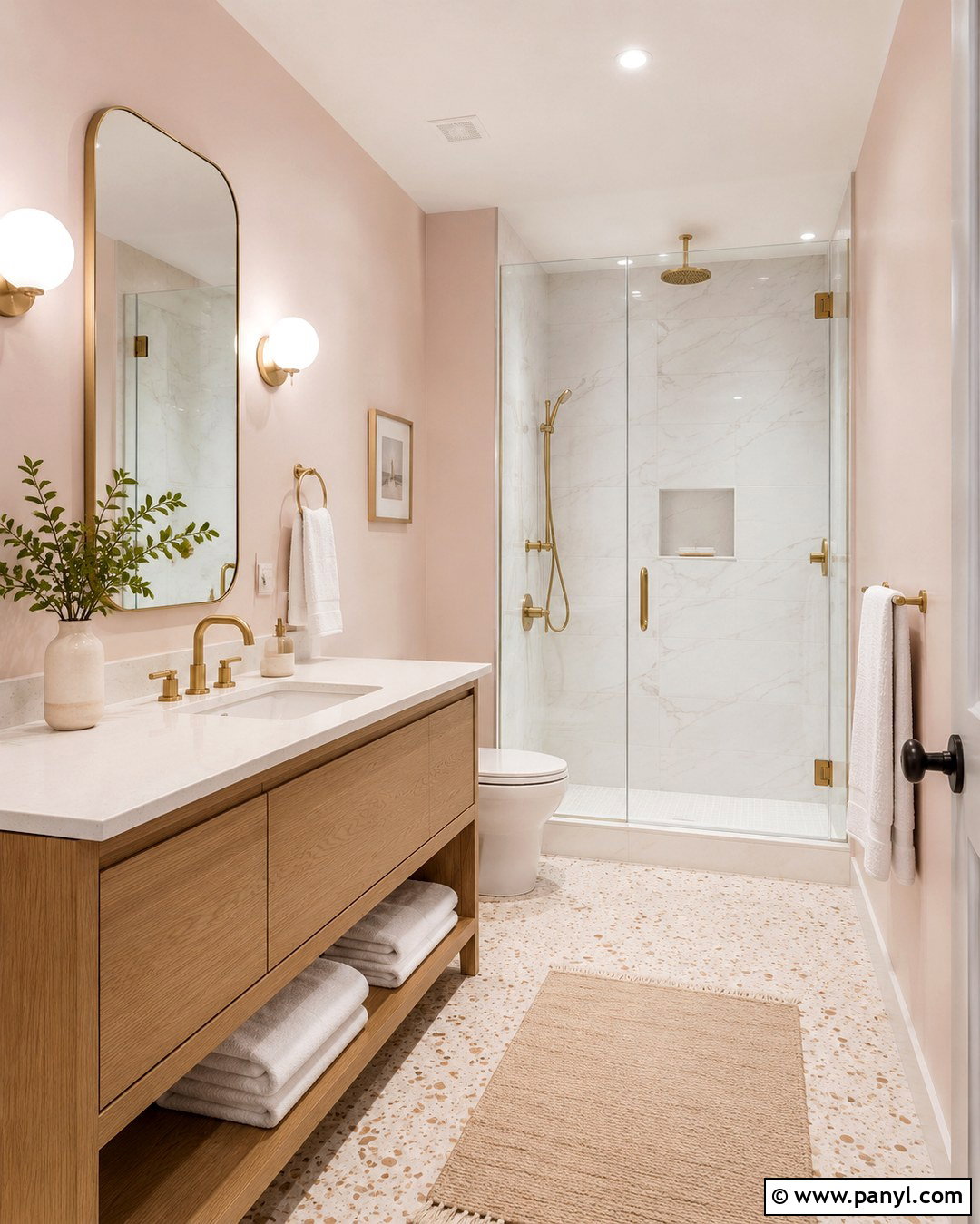 Pale Blush Pink Bathroom - 20 Pale Bathroom Colors
