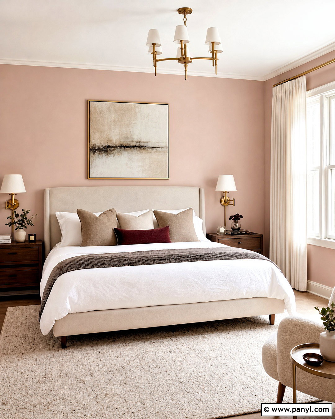 Pale Blush Pink Bedroom - 20 light bedroom colors