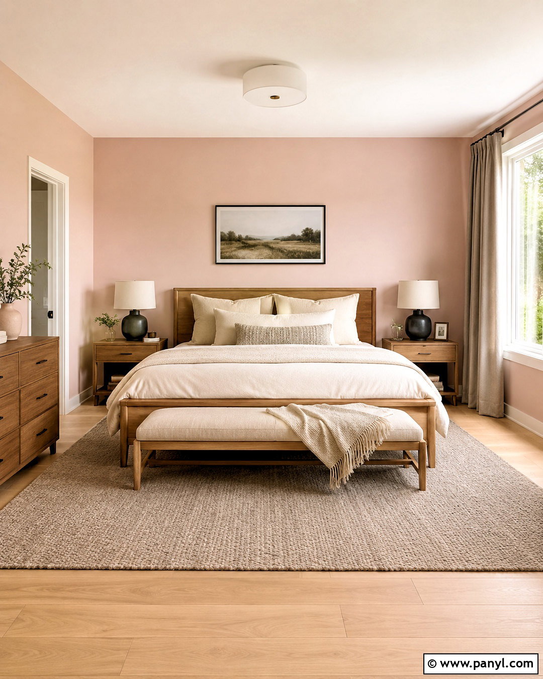 Pale Blush Wall Color - 20 West Facing Wall Colors