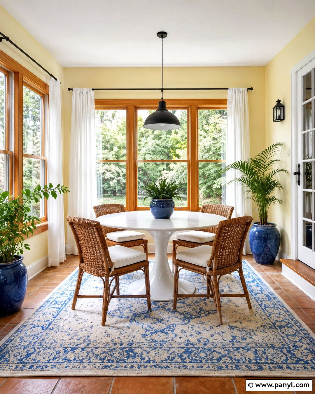 Pale Butter Yellow Walls With Oak Trim - 20 Paint Color With Oak Trim Ideas