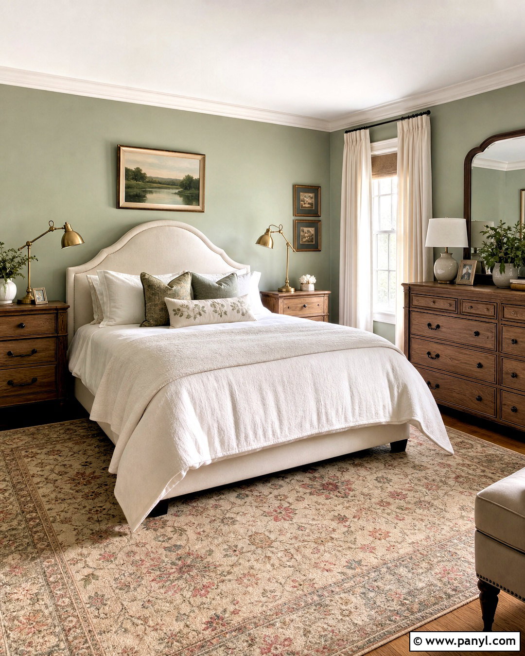 Pale Celadon Bedroom - 20 light bedroom colors