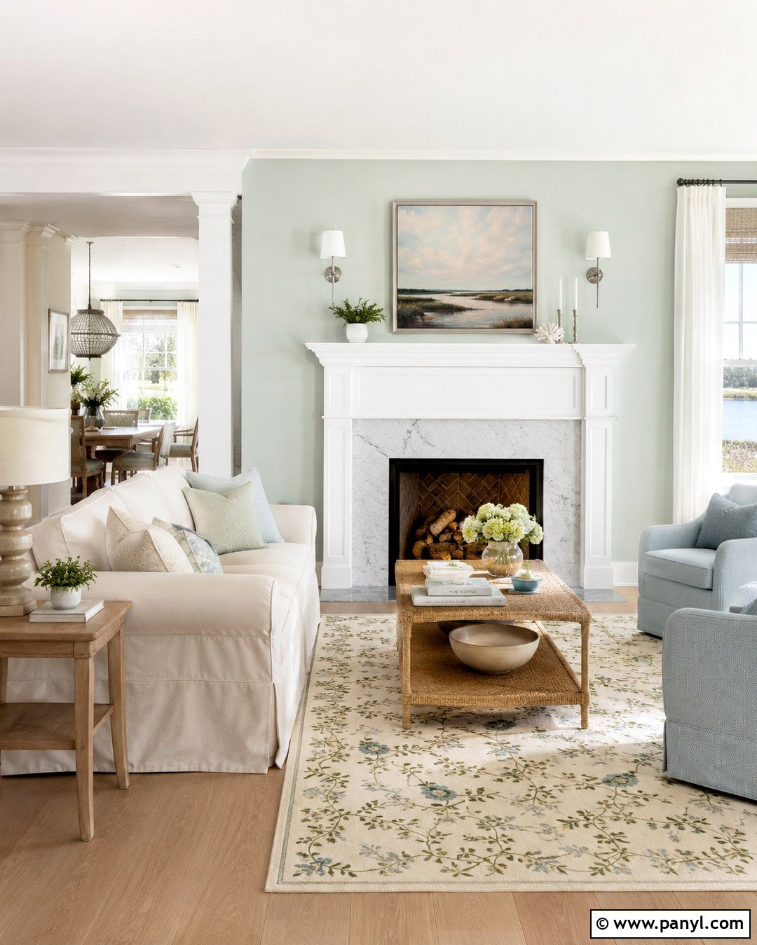 Pale Celadon Green Fireplace Wall - 20 Green Fireplace Wall Paint Colors