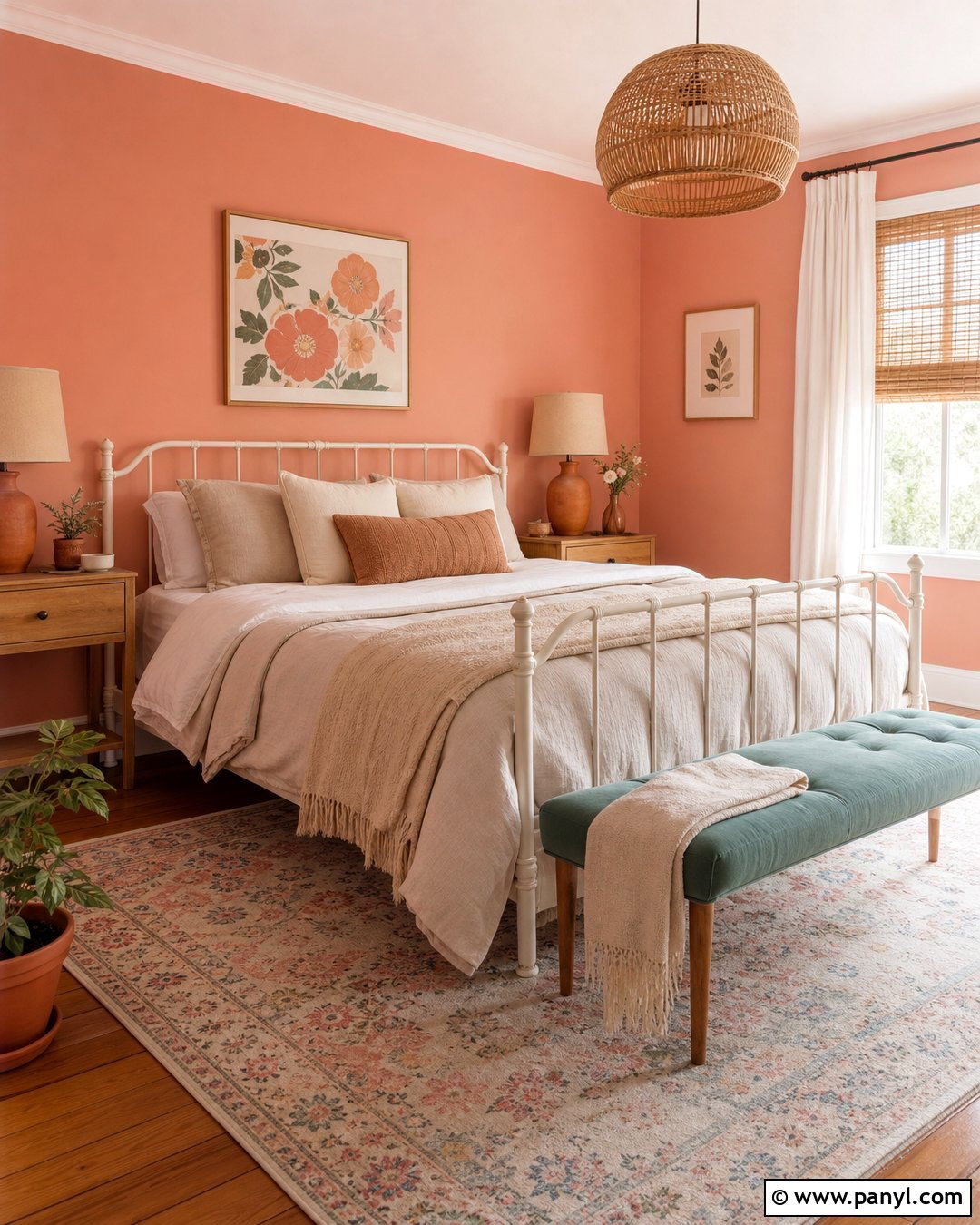 Pale Coral Wall Color - 30 cute wall colors