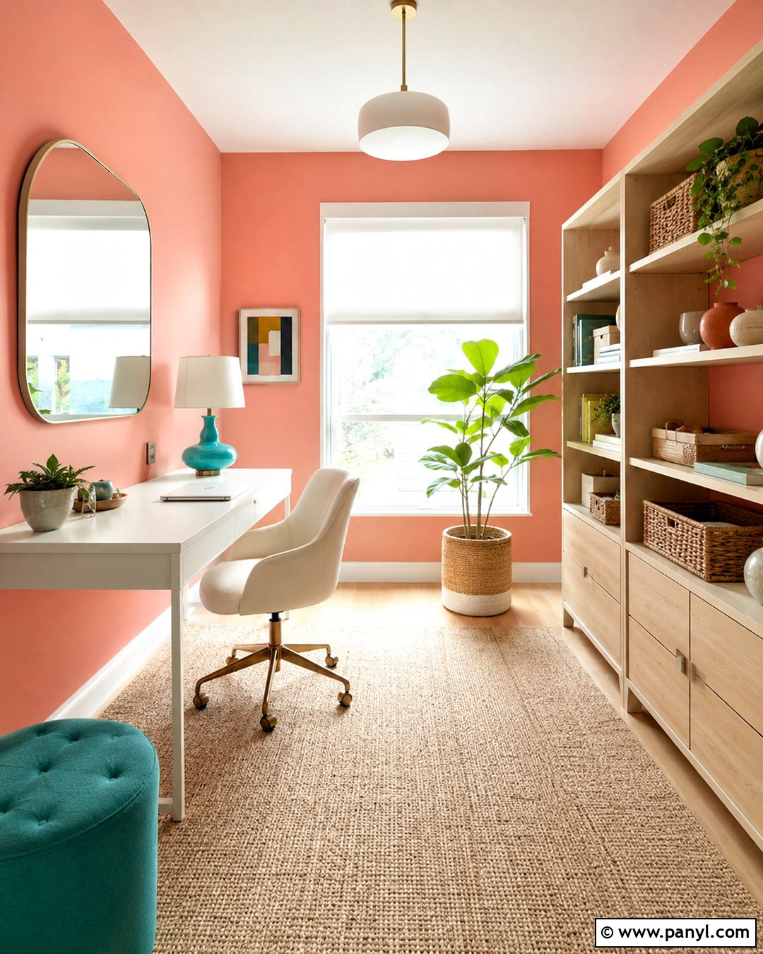Pale Coral Wall Color - 20 Wall Colours To Brighten A Room Ideas