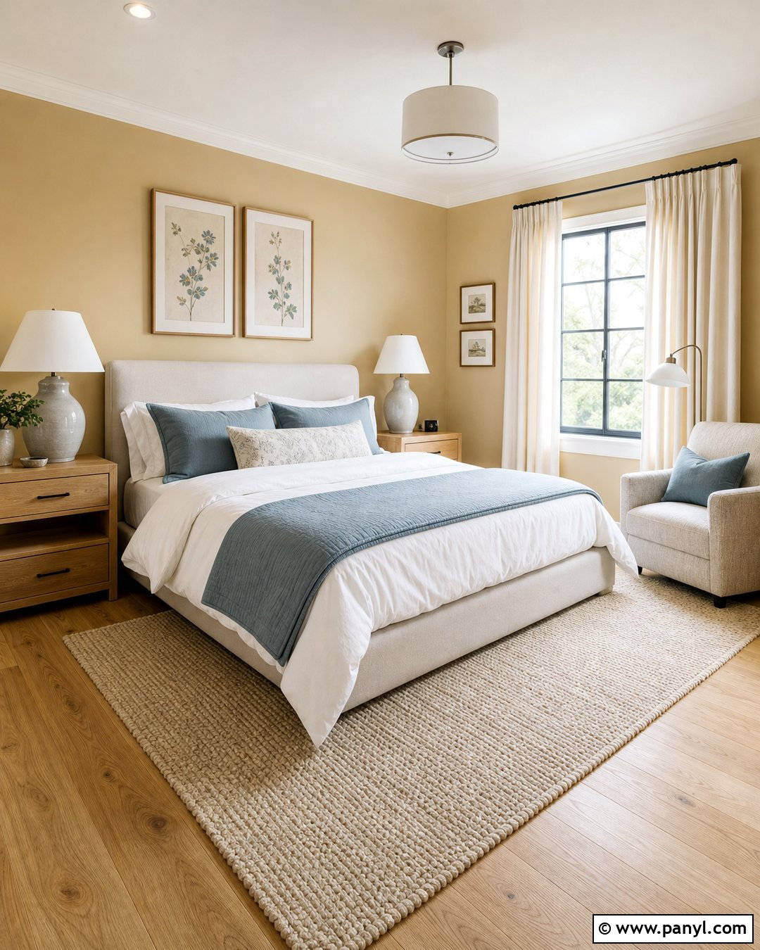 Pale Gold Bedroom Walls - 30 Golden Wall Paint Ideas