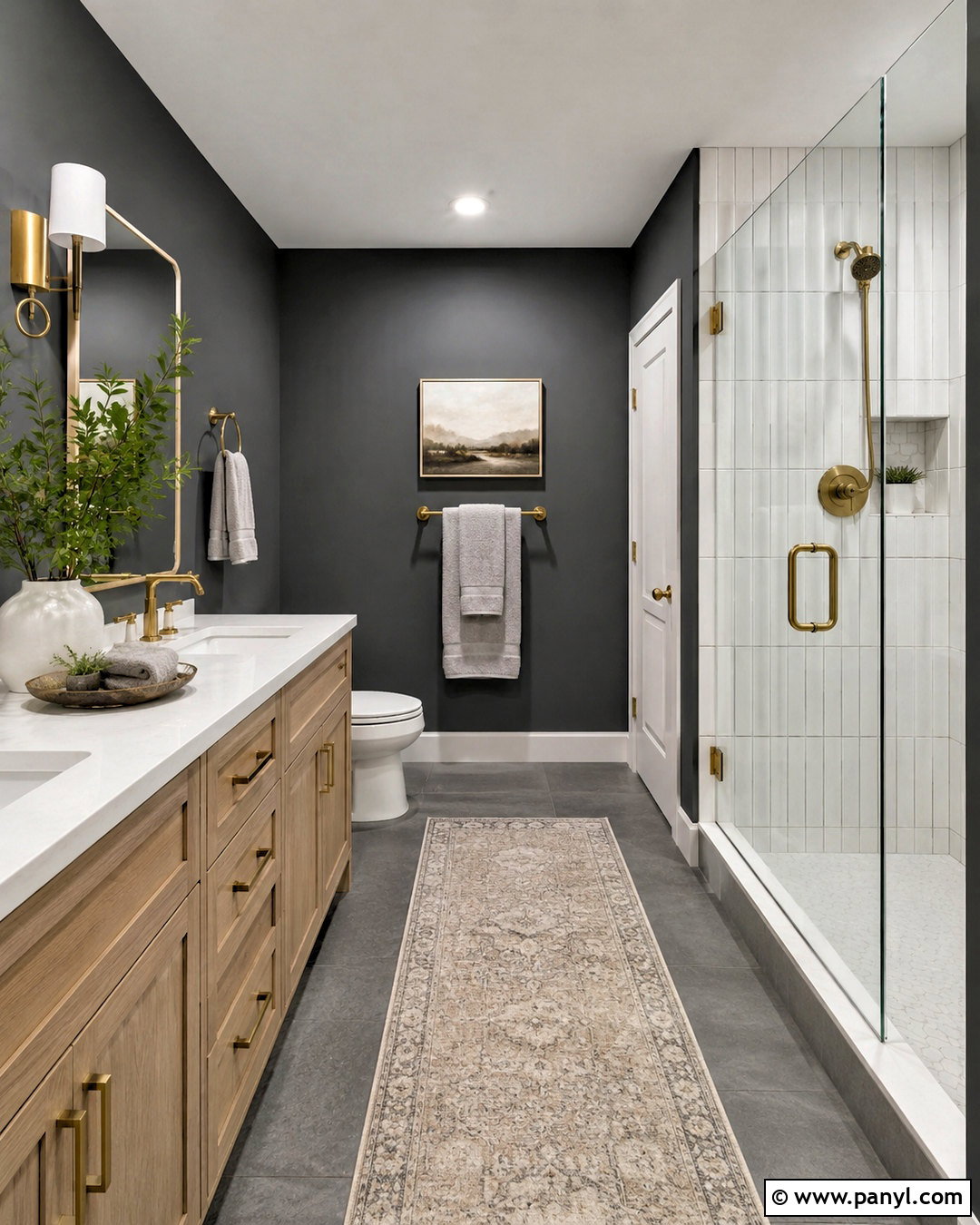 Pale Gray Bathroom Walls - 40 bathroom wall color ideas
