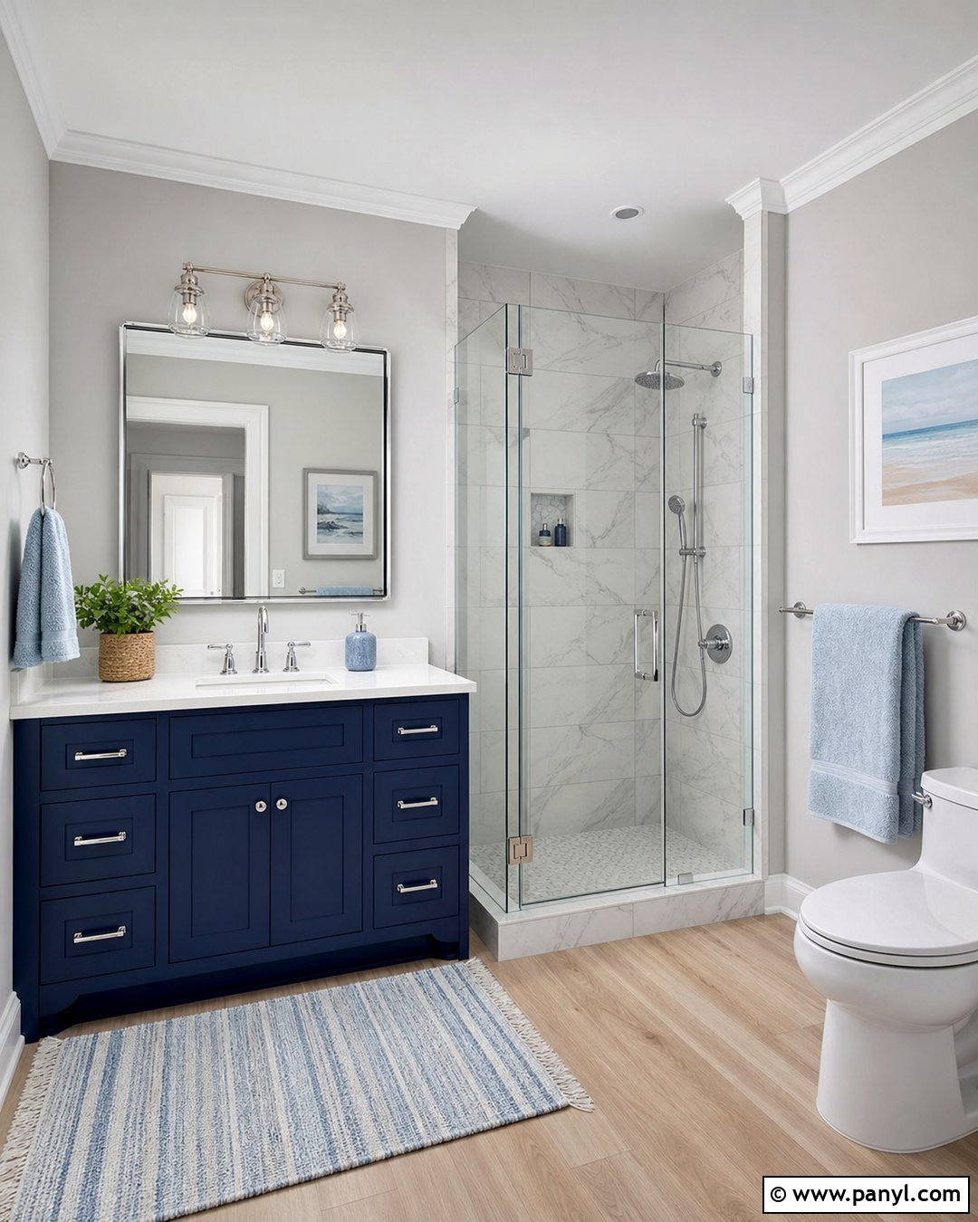 Pale Gray Bathroom Walls - 20 Best Colors For Bathroom Walls