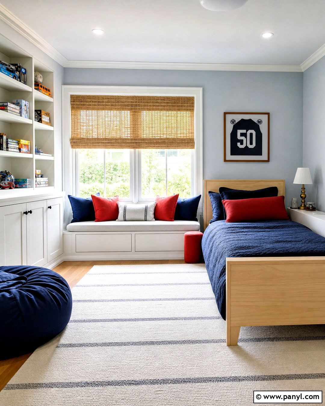 Pale Gray Blue Kids Room - 20 kids room wall color ideas