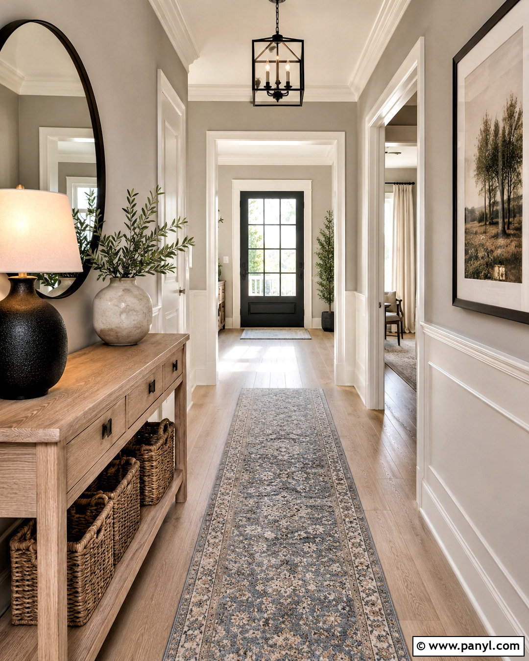 Pale Gray Entryway Wall Color - 40 Room Wall Color Ideas