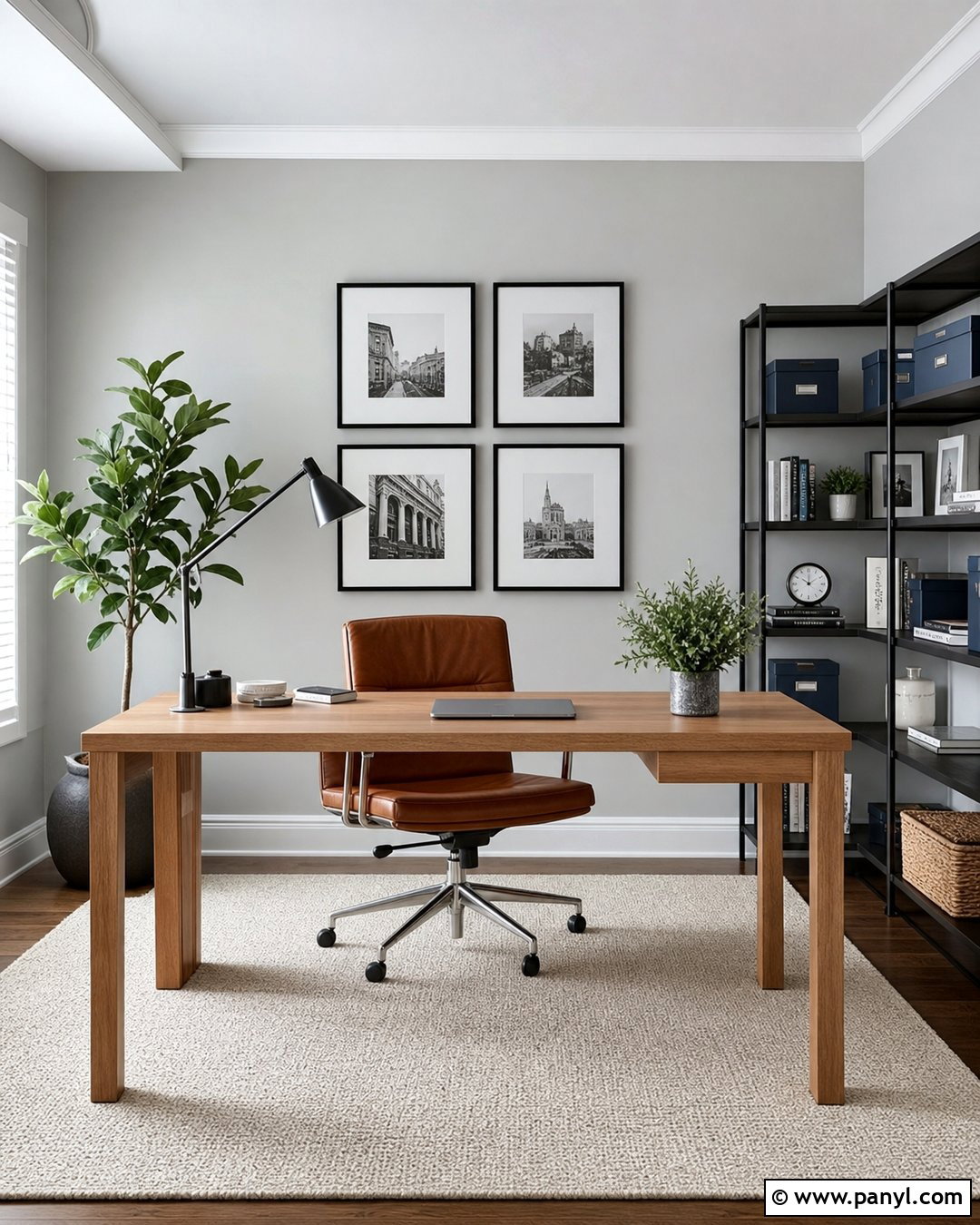 Pale Gray Home Office Walls - 50 home wall colour ideas
