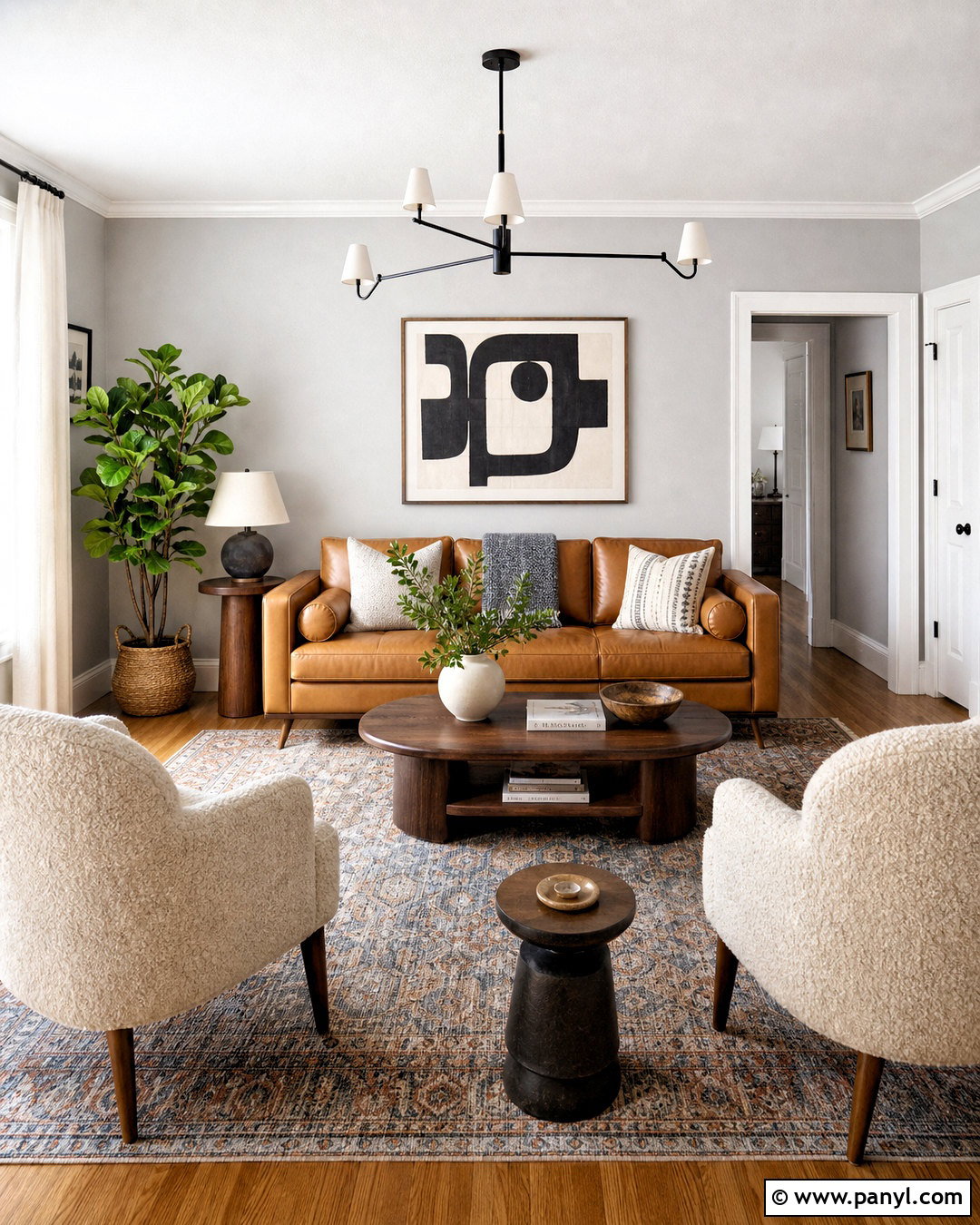 Pale Gray Living Room - 20 neutral living room paint color ideas